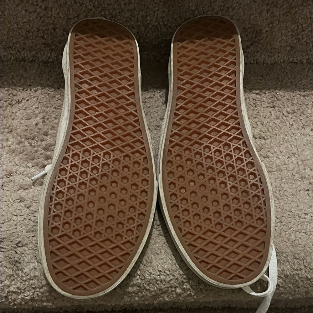 Vans Khaki with pink accent Suede - Picture 4 of 5